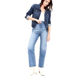 LOFT The Straight High Rise Cropped Jeans Size 26/2